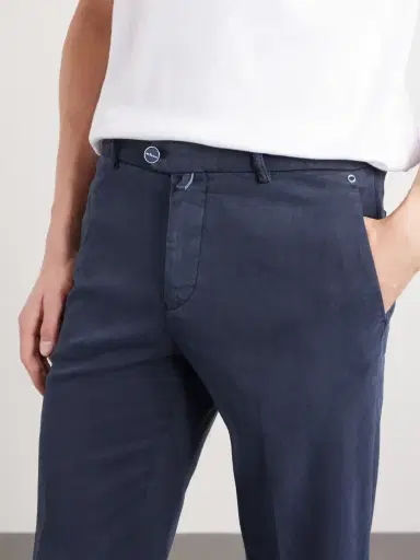 Kiton Straight-Leg Lyocell-Blend Twill Trousers - Men | Thumbnail 5 Kiton Straight-Leg Lyocell-Blend Twill Trousers - Men | Thumbnail 5