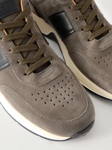Tod's Leather-Trimmed Suede Sneakers - Men | Thumbnail 5 Tod's Leather-Trimmed Suede Sneakers - Men | Thumbnail 5