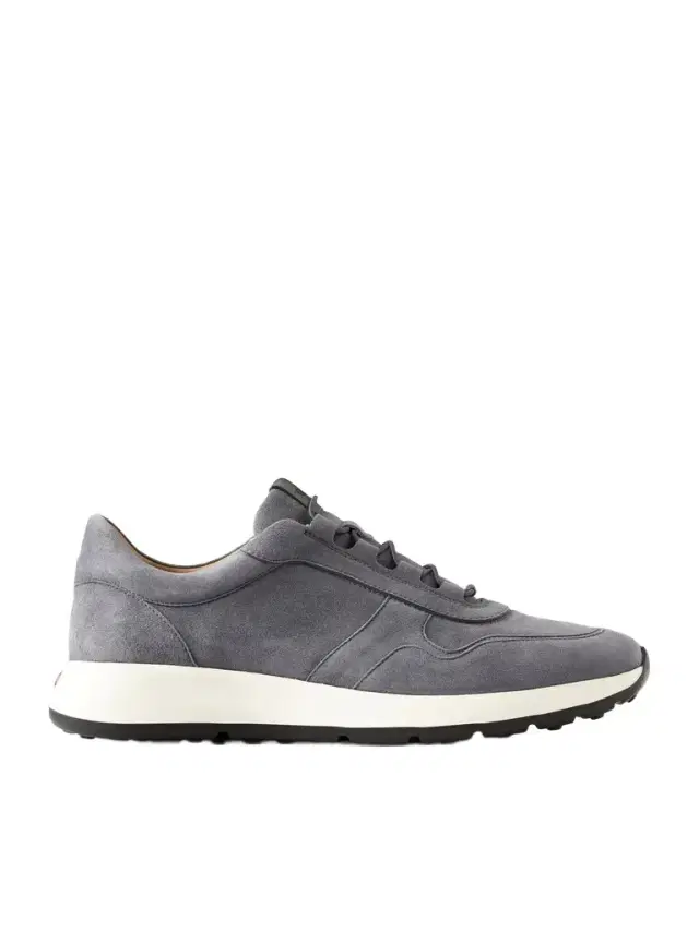 Paneled Suede Sneakers - Men Paneled Suede Sneakers - Men
