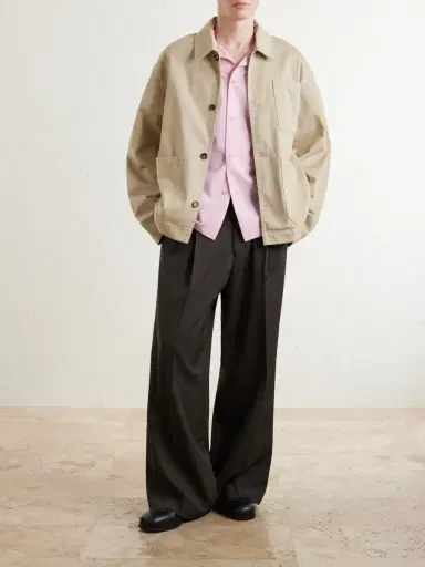JW Anderson Logo-Embroidered Cotton-Twill Jacket - Men | Thumbnail 2 JW Anderson Logo-Embroidered Cotton-Twill Jacket - Men | Thumbnail 2
