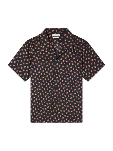 JW Anderson Camp-Collar Printed Cotton Shirt - Men | Thumbnail 1 JW Anderson Camp-Collar Printed Cotton Shirt - Men | Thumbnail 1
