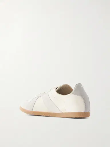 Maison Margiela Replica Suede-Trimmed Leather Sneakers - Men | Thumbnail 4 Maison Margiela Replica Suede-Trimmed Leather Sneakers - Men | Thumbnail 4