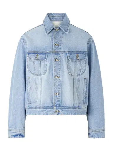 Studio Nicholson Derby Cropped Denim Jacket - Men | Thumbnail 1 Studio Nicholson Derby Cropped Denim Jacket - Men | Thumbnail 1