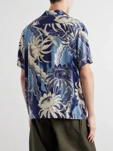 JW Anderson Camp-Collar Floral-Print Voile Shirt - Men | Thumbnail 4 JW Anderson Camp-Collar Floral-Print Voile Shirt - Men | Thumbnail 4