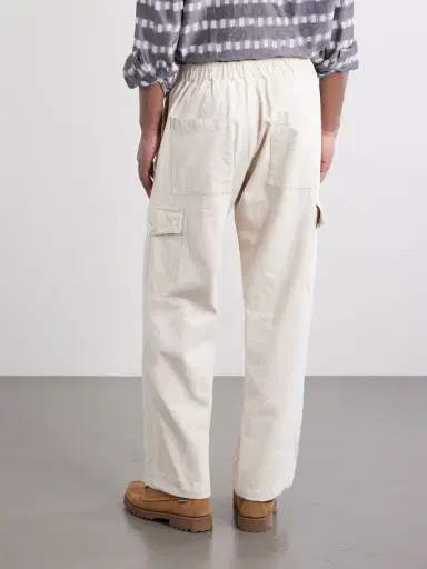 Monitaly Malibu Wide-Leg Cotton Cargo Trousers - Men | Thumbnail 4 Monitaly Malibu Wide-Leg Cotton Cargo Trousers - Men | Thumbnail 4