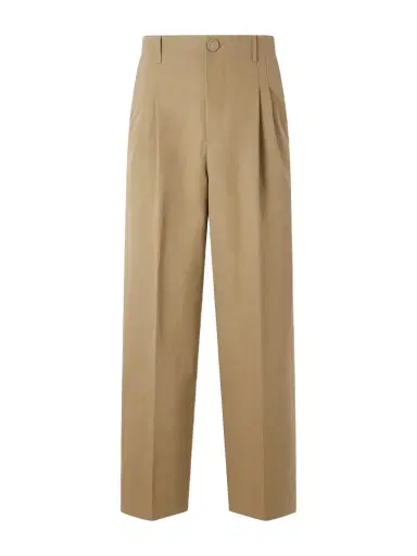 AMI PARIS Carrot Straight-Leg Pleated Cotton and Linen-Blend Trousers - Men | Thumbnail 1 AMI PARIS Carrot Straight-Leg Pleated Cotton and Linen-Blend Trousers - Men | Thumbnail 1