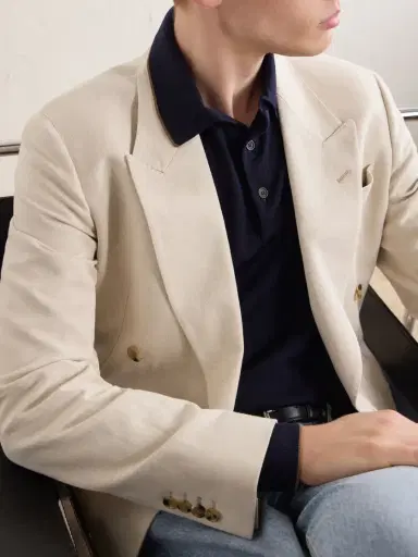 Kiton Merino Wool Polo Shirt - Men | Thumbnail 5 Kiton Merino Wool Polo Shirt - Men | Thumbnail 5