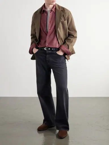 Second/Layer Brushed Cotton Shirt - Men | Thumbnail 2 Second/Layer Brushed Cotton Shirt - Men | Thumbnail 2