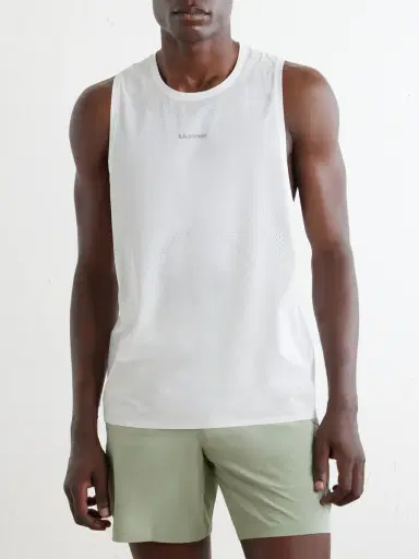 lululemon Logo-Print Mesh Running Top - Men | Thumbnail 3 lululemon Logo-Print Mesh Running Top - Men | Thumbnail 3