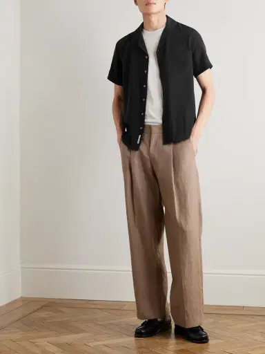 Onia Vacation Camp-Collar Silk-Crepe Shirt - Men | Thumbnail 2 Onia Vacation Camp-Collar Silk-Crepe Shirt - Men | Thumbnail 2