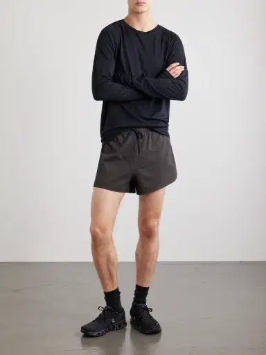 ON Performance Volt Crinkled-Jacquard Recycled-Shell Running Shorts - Men | Thumbnail 2 ON Performance Volt Crinkled-Jacquard Recycled-Shell Running Shorts - Men | Thumbnail 2