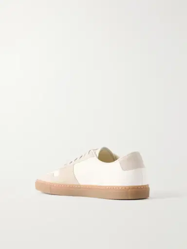 Common Projects BBall Duo Suede-Trimmed Leather Sneakers - Men | Thumbnail 4 Common Projects BBall Duo Suede-Trimmed Leather Sneakers - Men | Thumbnail 4