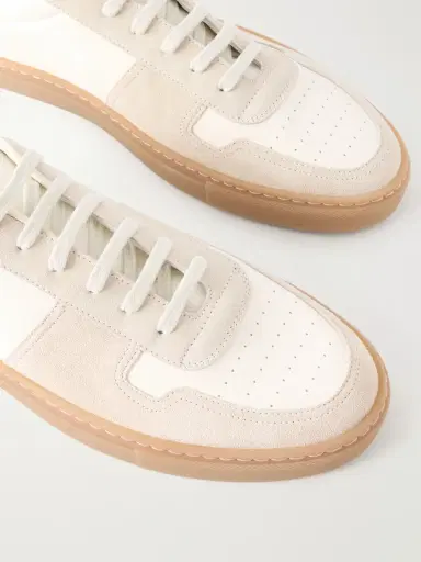 Common Projects BBall Duo Suede-Trimmed Leather Sneakers - Men | Thumbnail 5 Common Projects BBall Duo Suede-Trimmed Leather Sneakers - Men | Thumbnail 5