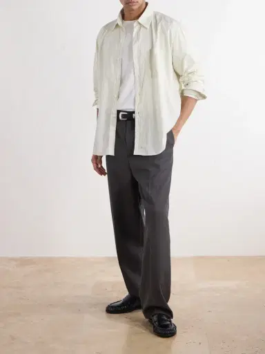mfpen Executive Striped Cotton-Poplin Shirt - Men | Thumbnail 2 mfpen Executive Striped Cotton-Poplin Shirt - Men | Thumbnail 2