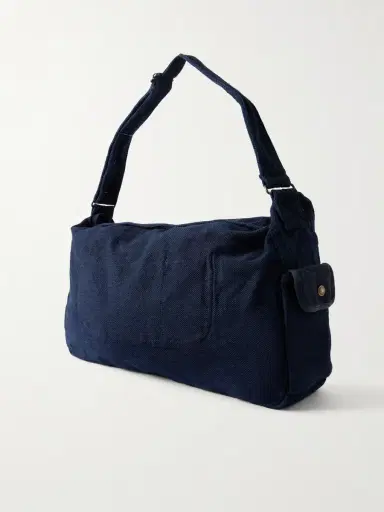 FrizmWORKS Sashiko Denim Messenger Bag - Men | Thumbnail 4 FrizmWORKS Sashiko Denim Messenger Bag - Men | Thumbnail 4