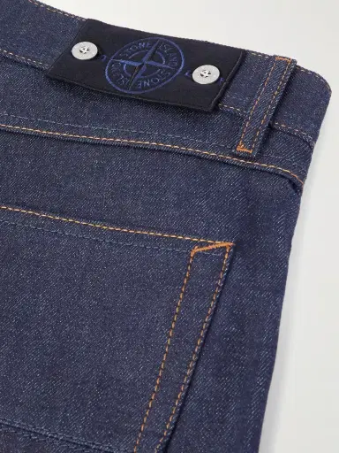 Stone Island Denim Research Straight-Leg Logo-Appliquéd Organic Jeans - Men | Thumbnail 5 Stone Island Denim Research Straight-Leg Logo-Appliquéd Organic Jeans - Men | Thumbnail 5