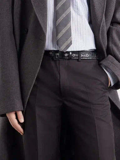 mfpen Drivers 3cm Croc-Effect Leather Belt - Men | Thumbnail 2 mfpen Drivers 3cm Croc-Effect Leather Belt - Men | Thumbnail 2