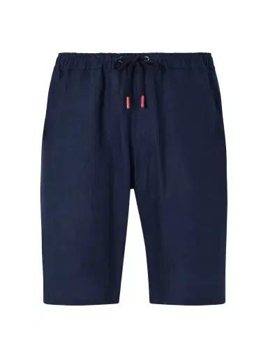 Kiton Drawstring Linen Straight-leg Shorts - Men | Thumbnail 1 Kiton Drawstring Linen Straight-leg Shorts - Men | Thumbnail 1
