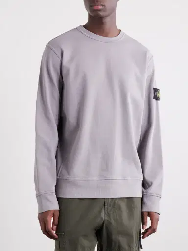 Stone Island Cotton-Jersey Sweatshirt - Men | Thumbnail 3 Stone Island Cotton-Jersey Sweatshirt - Men | Thumbnail 3