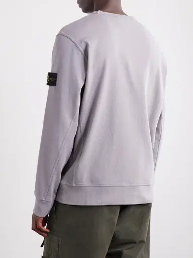 Stone Island Cotton-Jersey Sweatshirt - Men | Thumbnail 4 Stone Island Cotton-Jersey Sweatshirt - Men | Thumbnail 4