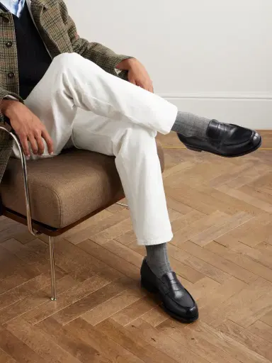 J.M. Weston 180 Moccasin Leather Penny Loafers - Men | Thumbnail 2 J.M. Weston 180 Moccasin Leather Penny Loafers - Men | Thumbnail 2