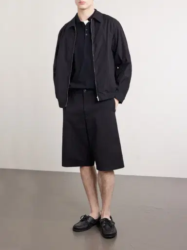 ATON Cotton-Blend Polo Sweater - Men | Thumbnail 2 ATON Cotton-Blend Polo Sweater - Men | Thumbnail 2