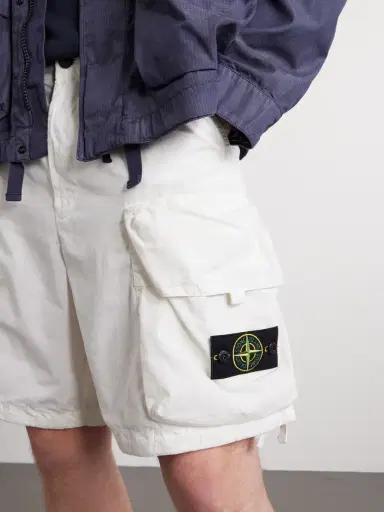 Stone Island Straight-Leg Camouflage-Print Ripstop Cotton-Blend Shorts - Men | Thumbnail 5 Stone Island Straight-Leg Camouflage-Print Ripstop Cotton-Blend Shorts - Men | Thumbnail 5