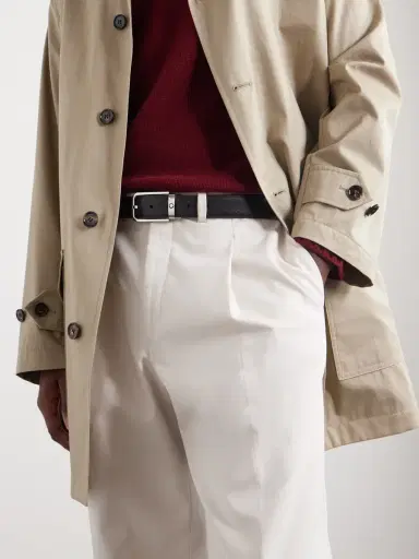 Montblanc 3cm Leather Belt - Men | Thumbnail 2 Montblanc 3cm Leather Belt - Men | Thumbnail 2