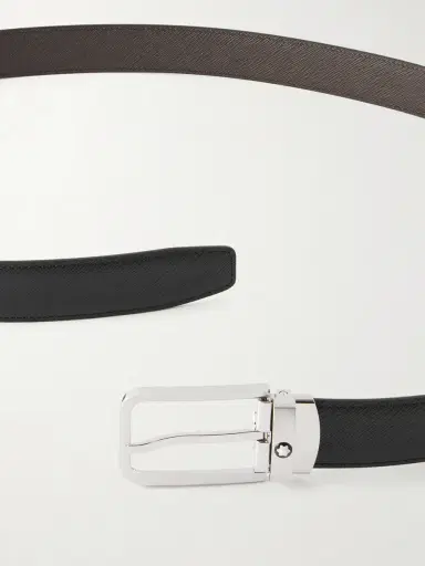 Montblanc 3cm Leather Belt - Men | Thumbnail 3 Montblanc 3cm Leather Belt - Men | Thumbnail 3