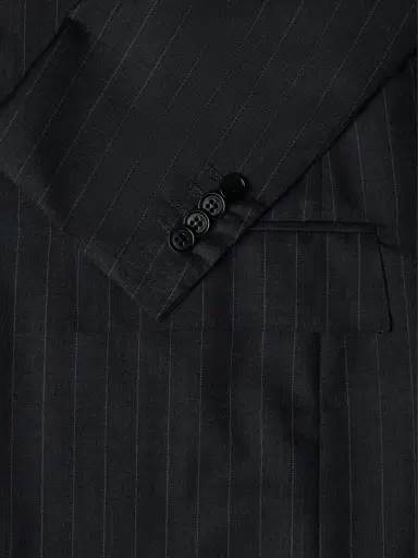 Kiton Double-Breasted Pinstriped Wool Suit Jacket - Men | Thumbnail 6 Kiton Double-Breasted Pinstriped Wool Suit Jacket - Men | Thumbnail 6