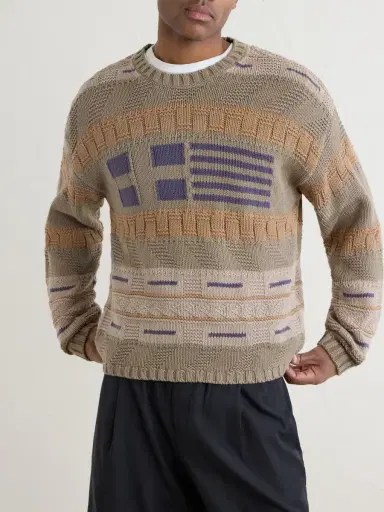 Aimé Leon Dore Knitted Cotton Sweater - Men | Thumbnail 3 Aimé Leon Dore Knitted Cotton Sweater - Men | Thumbnail 3