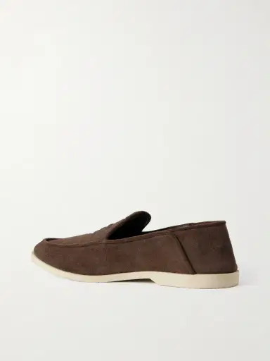 George Cleverley Mayfair II Collapsible-Heel Suede Loafers - Men | Thumbnail 4 George Cleverley Mayfair II Collapsible-Heel Suede Loafers - Men | Thumbnail 4
