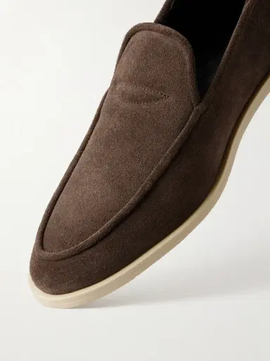 George Cleverley Mayfair II Collapsible-Heel Suede Loafers - Men | Thumbnail 5 George Cleverley Mayfair II Collapsible-Heel Suede Loafers - Men | Thumbnail 5