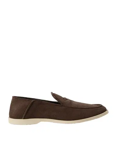 George Cleverley Mayfair II Collapsible-Heel Suede Loafers - Men | Thumbnail 1 George Cleverley Mayfair II Collapsible-Heel Suede Loafers - Men | Thumbnail 1