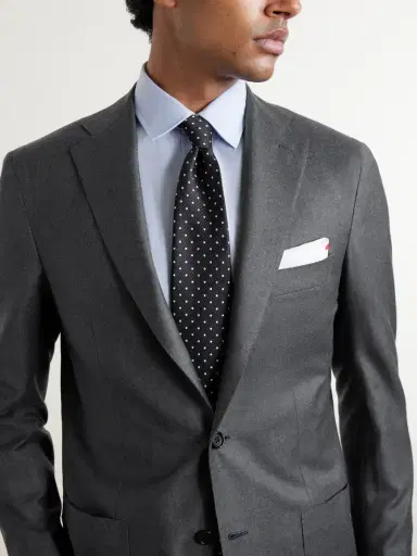 Kiton Brushed Wool Suit Jacket - Men | Thumbnail 5 Kiton Brushed Wool Suit Jacket - Men | Thumbnail 5