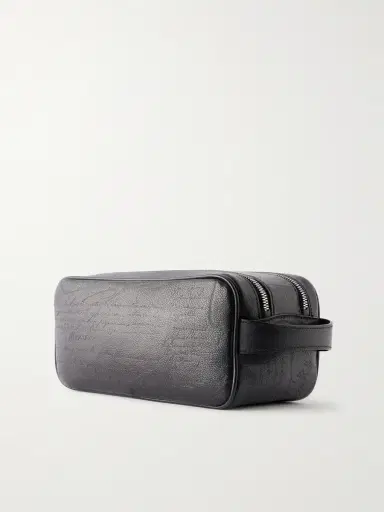 Berluti Formula 1003 Scritto Venezia Leather Wash Bag - Men | Thumbnail 2 Berluti Formula 1003 Scritto Venezia Leather Wash Bag - Men | Thumbnail 2