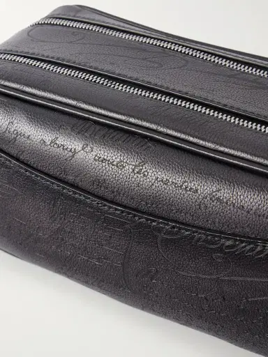 Berluti Formula 1003 Scritto Venezia Leather Wash Bag - Men | Thumbnail 3 Berluti Formula 1003 Scritto Venezia Leather Wash Bag - Men | Thumbnail 3