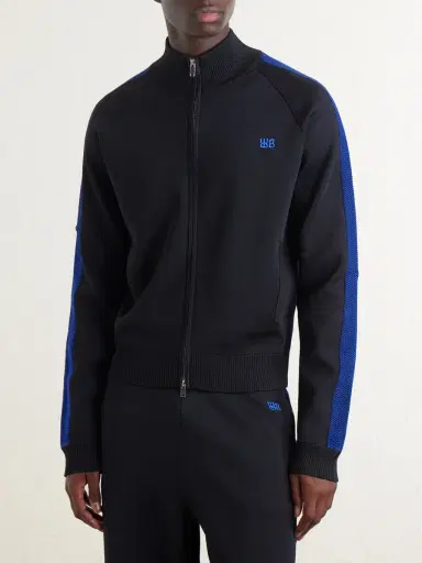 Wales Bonner Tide Logo-Embroidered Striped Jersey Sweatshirt - Men | Thumbnail 3 Wales Bonner Tide Logo-Embroidered Striped Jersey Sweatshirt - Men | Thumbnail 3