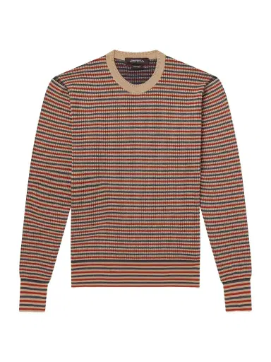 Wales Bonner Chant Striped Merino Wool Sweater - Men | Thumbnail 1 Wales Bonner Chant Striped Merino Wool Sweater - Men | Thumbnail 1