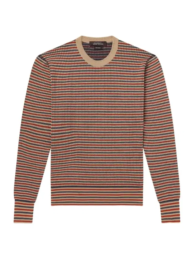 Chant Striped Merino Wool Sweater - Men Chant Striped Merino Wool Sweater - Men