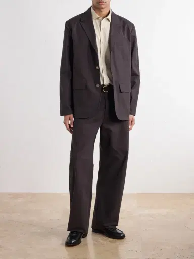 De Bonne Facture Métier Cotton-Twill Suit Jacket - Men | Thumbnail 2 De Bonne Facture Métier Cotton-Twill Suit Jacket - Men | Thumbnail 2