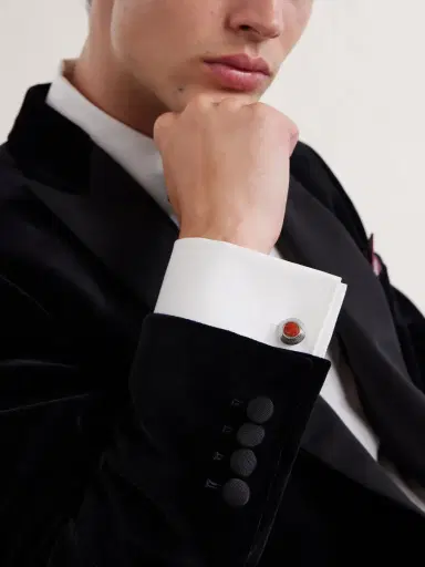 Montblanc Silver Cufflinks - Men | Thumbnail 2 Montblanc Silver Cufflinks - Men | Thumbnail 2