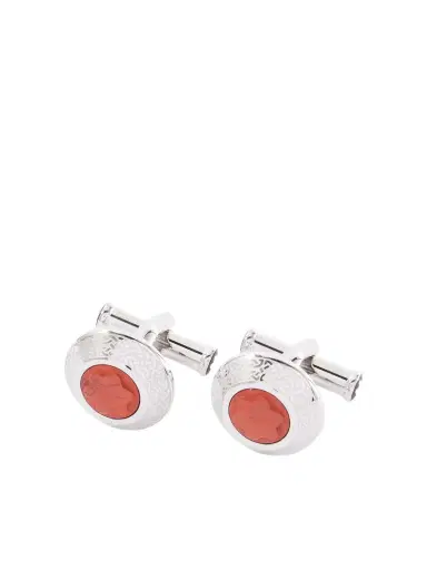 Montblanc Silver Cufflinks - Men | Thumbnail 1 Montblanc Silver Cufflinks - Men | Thumbnail 1