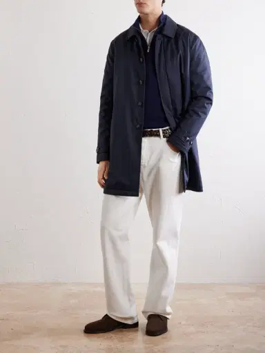 Kiton Reversible Padded Twill Jacket - Men | Thumbnail 2 Kiton Reversible Padded Twill Jacket - Men | Thumbnail 2