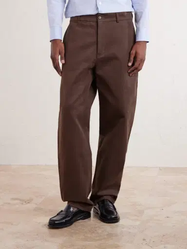 De Bonne Facture Straight-Leg Cotton-Twill Suit Trousers - Men | Thumbnail 3 De Bonne Facture Straight-Leg Cotton-Twill Suit Trousers - Men | Thumbnail 3