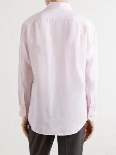 Anderson & Sheppard Linen Shirt - Men | Thumbnail 4 Anderson & Sheppard Linen Shirt - Men | Thumbnail 4