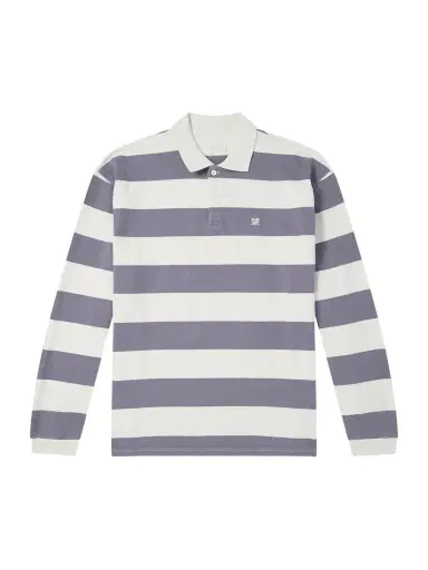 Aimé Leon Dore Striped Cotton-Jersey Polo Sweater - Men | Thumbnail 1 Aimé Leon Dore Striped Cotton-Jersey Polo Sweater - Men | Thumbnail 1