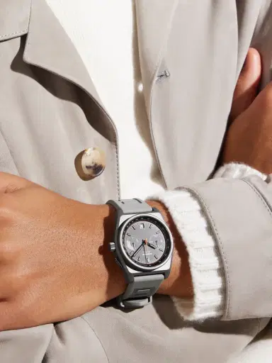 Bamford London B347 Automatic Chronograph 41.5mm Titanium and Rubber Watch, Ref. No. B3TIGRWH.B2RUGR - Men | Thumbnail 2 Bamford London B347 Automatic Chronograph 41.5mm Titanium and Rubber Watch, Ref. No. B3TIGRWH.B2RUGR - Men | Thumbnail 2