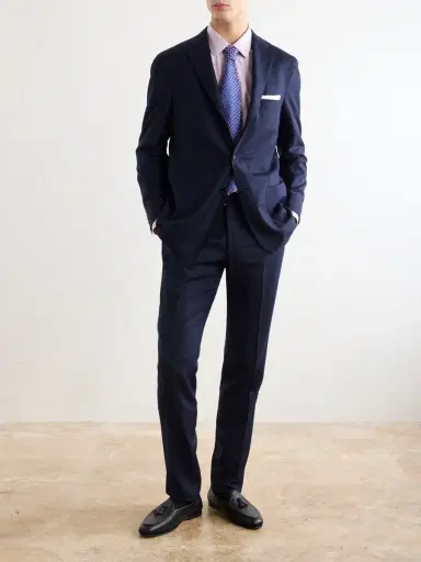 Kiton Virgin Wool Suit Jacket - Men | Thumbnail 2 Kiton Virgin Wool Suit Jacket - Men | Thumbnail 2
