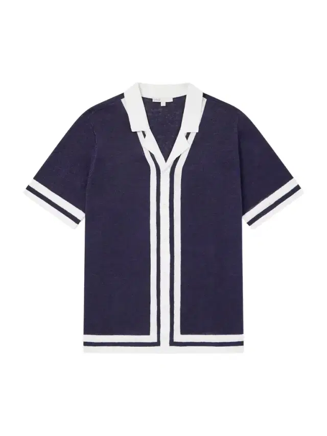 Camp-Collar Linen Shirt - Men Camp-Collar Linen Shirt - Men